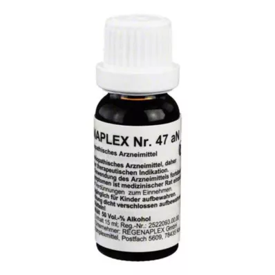 REGENAPLEX No.47 aN drops, 15 ml REGENAPLEX No.47 aN drops, 15 ml