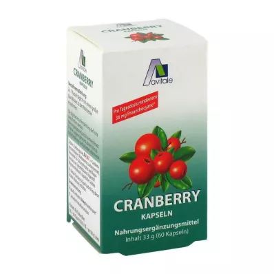 CRANBERRY KAPSELN 400 mg, 60 pcs CRANBERRY KAPSELN 400 mg, 60 pcs