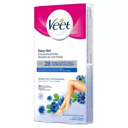 VEET Depilatory strips sensitive, 10X2 pcs