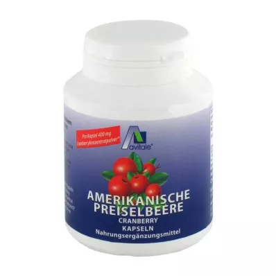 PREISELBEERE American 400 mg capsules, 100 pcs