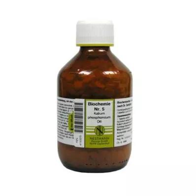 BIOCHEMIE 5 Kalium phosphoricum D 6 tablets, 1000 pcs BIOCHEMIE 5 Kalium phosphoricum D 6 tablets, 1000 pcs