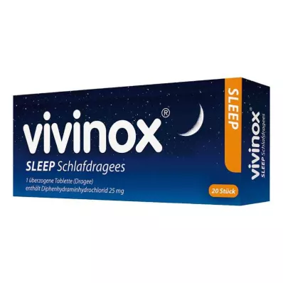 VIVINOX Sleep Sleep lozenges coated tab, 20 pcs