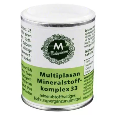 MULTIPLASAN Mineral Complex 33 Tablets, 350 pcs