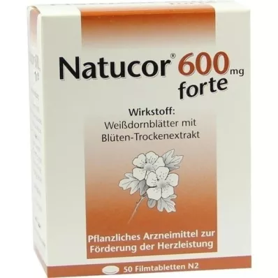 NATUCOR 600 mg forte film-coated tablets, 50 pcs