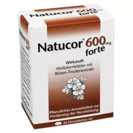 NATUCOR 600 mg forte film-coated tablets, 50 pcs