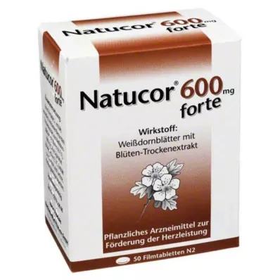 NATUCOR 600 mg forte film-coated tablets, 50 pcs NATUCOR 600 mg forte film-coated tablets, 50 pcs
