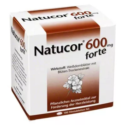 NATUCOR 600 mg forte film-coated tablets, 100 pcs