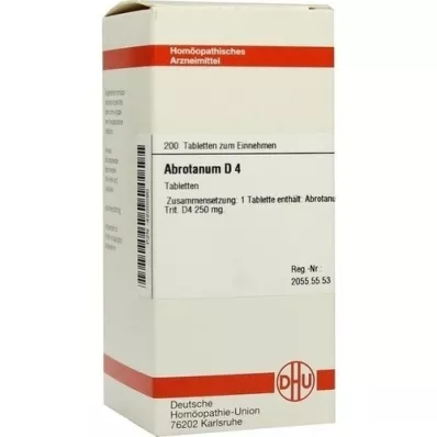 ABROTANUM D 4 tablets, 200 pc