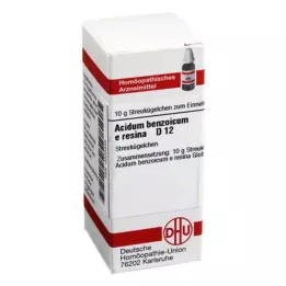 ACIDUM BENZOICUM E Resina D 12 globules, 10 g