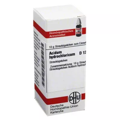 ACIDUM HYDROCHLORICUM D 12 globules, 10 g