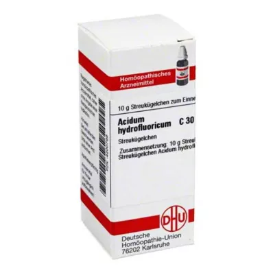 ACIDUM HYDROFLUORICUM C 30 globules, 10 g