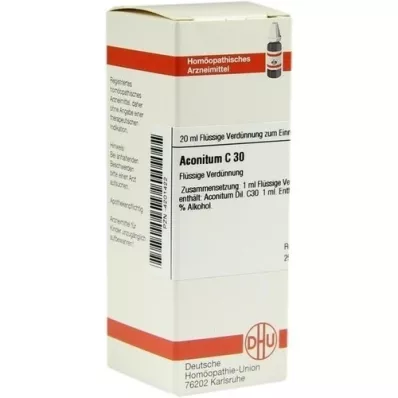 ACONITUM C 30 dilution, 20 ml