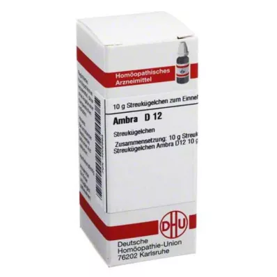 AMBRA D 12 globules, 10 g AMBRA D 12 globules, 10 g