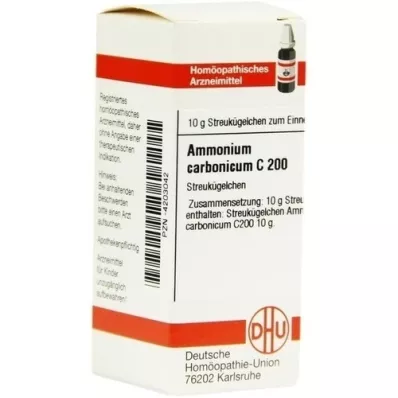 AMMONIUM CARBONICUM C 200 globules, 10 g