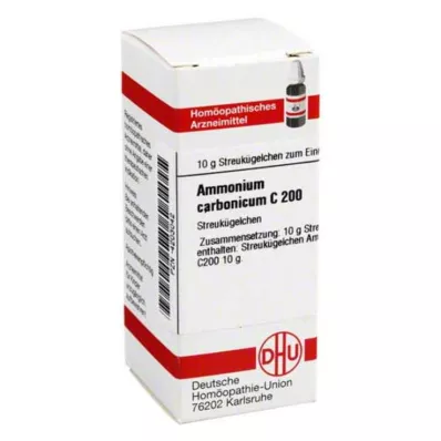 AMMONIUM CARBONICUM C 200 globules, 10 g AMMONIUM CARBONICUM C 200 globules, 10 g