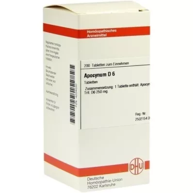 APOCYNUM D 6 tablets, 200 pc