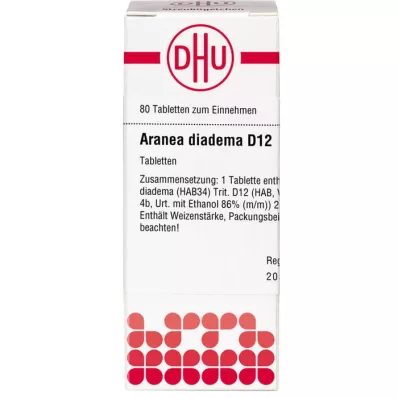ARANEA DIADEMA D 12 tablets, 80 pc