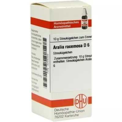 ARALIA RACEMOSA D 6 globules, 10 g