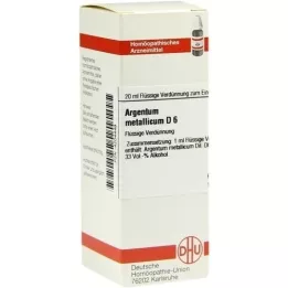 ARGENTUM METALLICUM D 6 Dilution, 20 ml