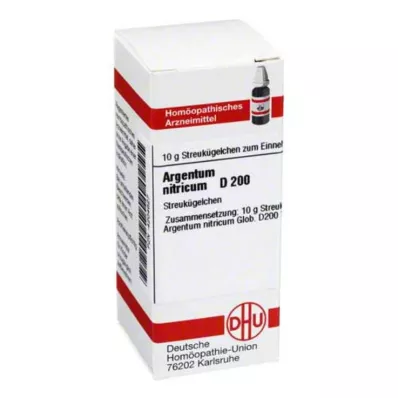 ARGENTUM NITRICUM D 200 globules, 10 g ARGENTUM NITRICUM D 200 globules, 10 g