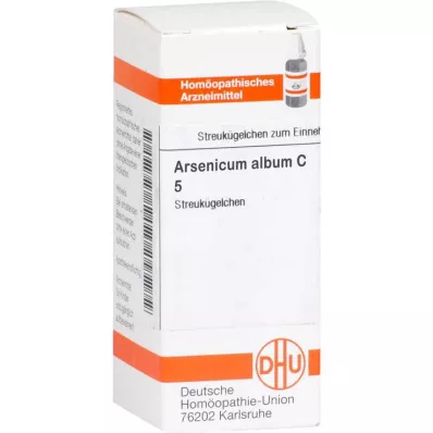 ARSENICUM ALBUM C 5 globules, 10 g ARSENICUM ALBUM C 5 globules, 10 g