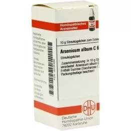 ARSENICUM ALBUM C 6 globules, 10 g