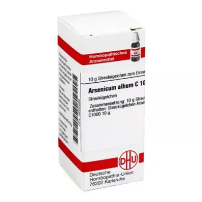 ARSENICUM ALBUM C 1000 globules, 10 g ARSENICUM ALBUM C 1000 globules, 10 g