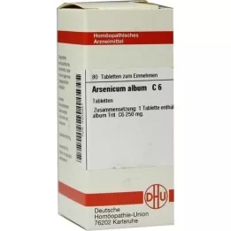 ARSENICUM ALBUM C 6 tablets, 80 pc