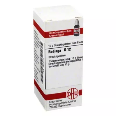 BADIAGA D 12 globules, 10 g