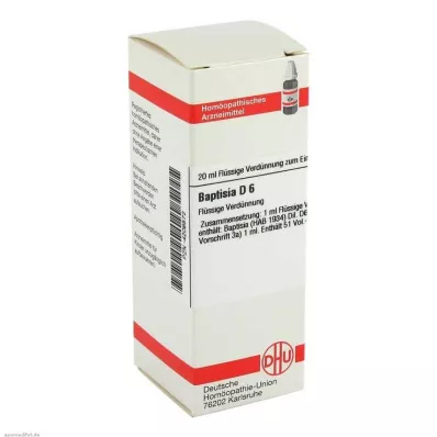 BAPTISIA D 6 Dilution, 20 ml BAPTISIA D 6 Dilution, 20 ml