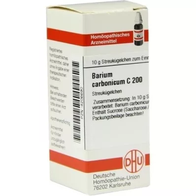 BARIUM CARBONICUM C 200 globules, 10 g