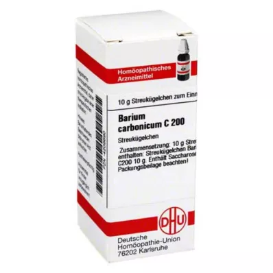 BARIUM CARBONICUM C 200 globules, 10 g BARIUM CARBONICUM C 200 globules, 10 g