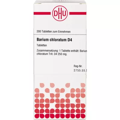 BARIUM CHLORATUM D 4 tablets, 200 pc