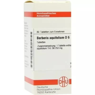 BERBERIS AQUIFOLIUM D 6 tablets, 80 pc