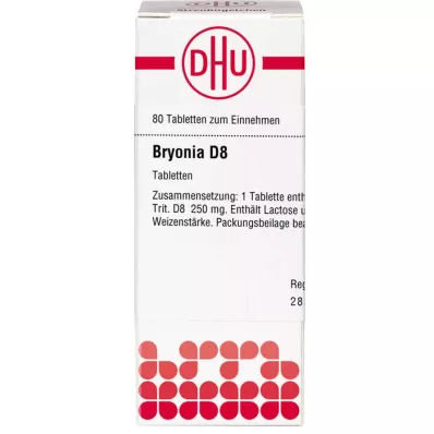 BRYONIA D 8 tablets, 80 pc