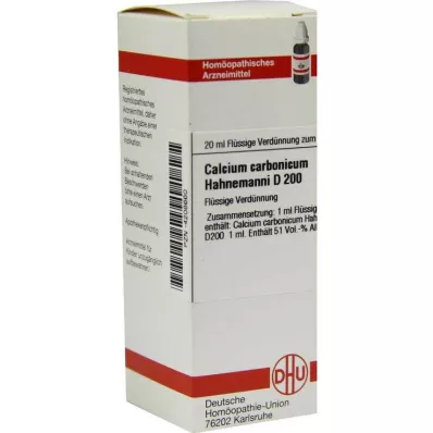 CALCIUM CARBONICUM Hahnemanni D 200 Dilution, 20 ml CALCIUM CARBONICUM Hahnemanni D 200 Dilution, 20 ml