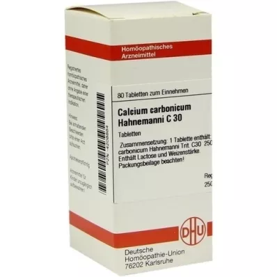 CALCIUM CARBONICUM Hahnemanni C 30 Tablets, 80 pcs