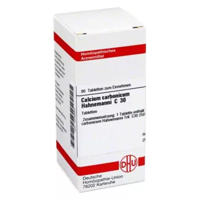 CALCIUM CARBONICUM Hahnemanni C 30 Tablets, 80 pcs