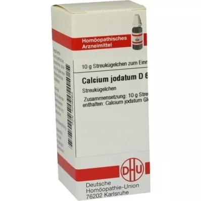 CALCIUM JODATUM D 6 globules, 10 g