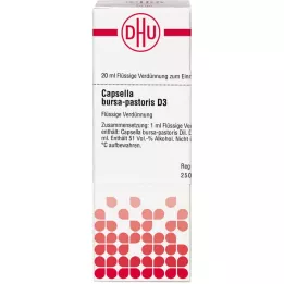 CAPSELLA BURSA pastoris D 3 dilution, 20 ml