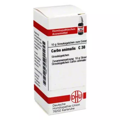CARBO ANIMALIS C 30 globules, 10 g CARBO ANIMALIS C 30 globules, 10 g