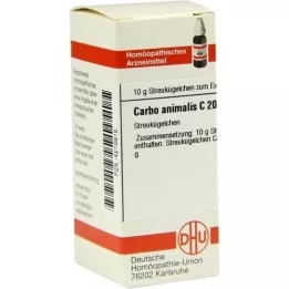 CARBO ANIMALIS C 200 globules, 10 g