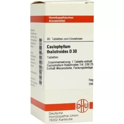 CAULOPHYLLUM THALICTROIDES D 30 tablets, 80 pc