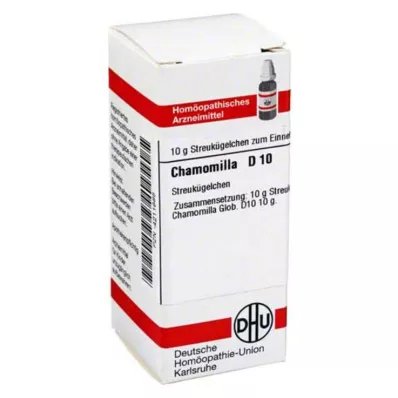CHAMOMILLA D 10 globules, 10 g