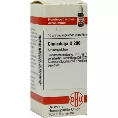 CIMICIFUGA D 200 globules, 10 g