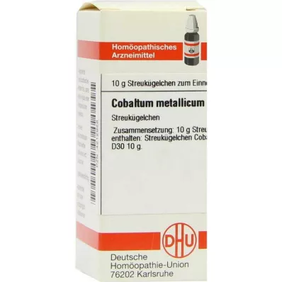 COBALTUM METALLICUM D 30 globules, 10 g COBALTUM METALLICUM D 30 globules, 10 g