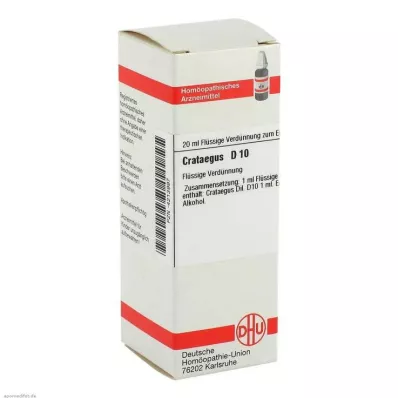 CRATAEGUS D 10 Dilution, 20 ml CRATAEGUS D 10 Dilution, 20 ml