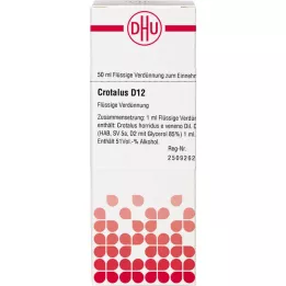 CROTALUS D 12 Dilution, 50 ml