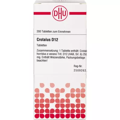 CROTALUS D 12 tablets, 200 pc