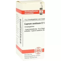 CUPRUM ACETICUM D 12 globules, 10 g